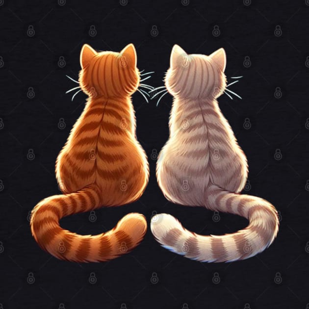 Cat Heart Design Tails by Divineshopy